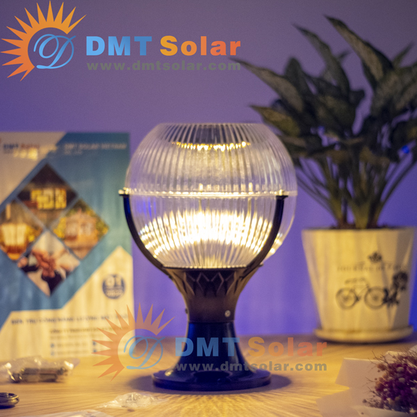 Đèn trụ cổng tròn năng lượng mặt trời DMT-TC51