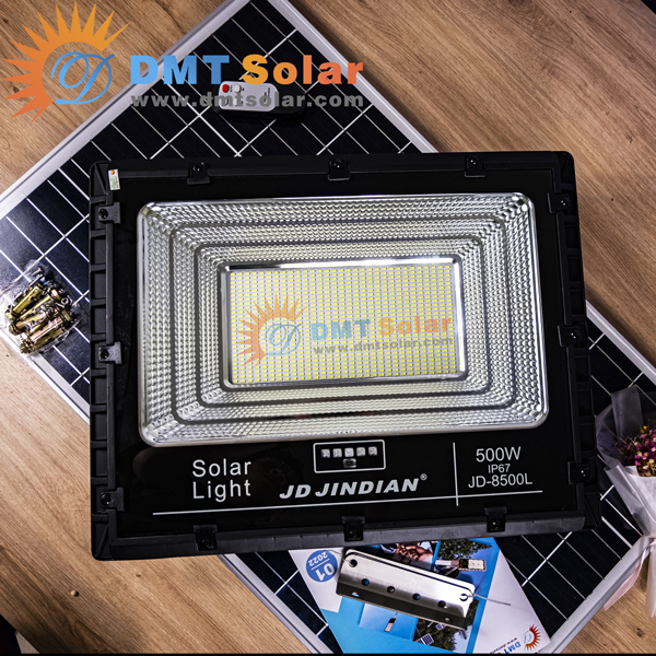 [JINDIAN] Đèn pha năng lượng mặt trời 500W JD-8500L - Chính hãng [Bảo hành 02 năm]