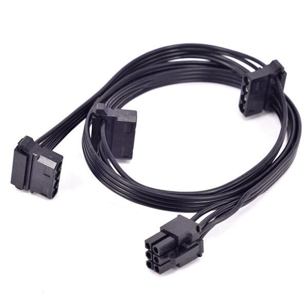 Cáp Nguồn Pcie 6Pin IDE SATA PCI-E 8Pin Sang 2 Cổng 6 + 2Pin Cho CORSAIR HX1050 HX1000W HX850 HX750 HX650