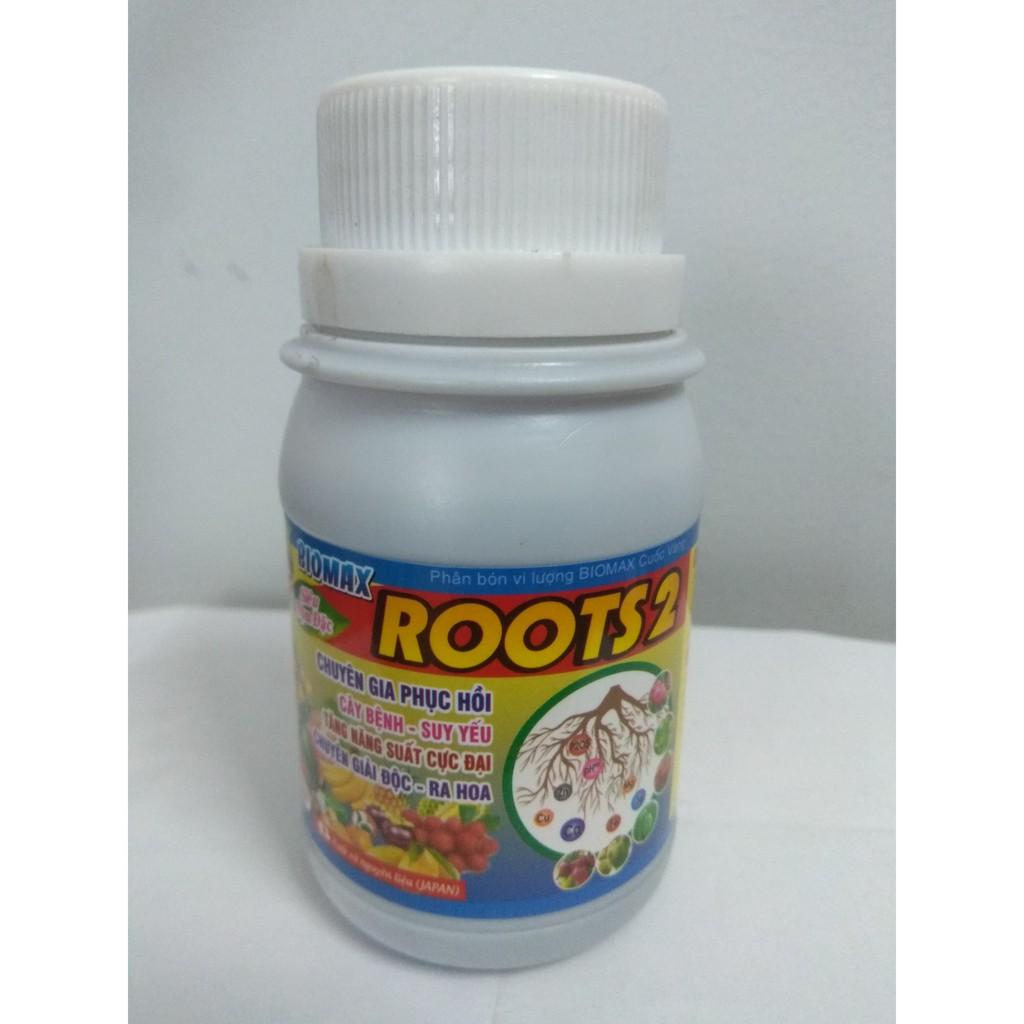 Phân bón vi lượng ROOTS 2 nguyên liệu nhật bản - chai 100ml biomax