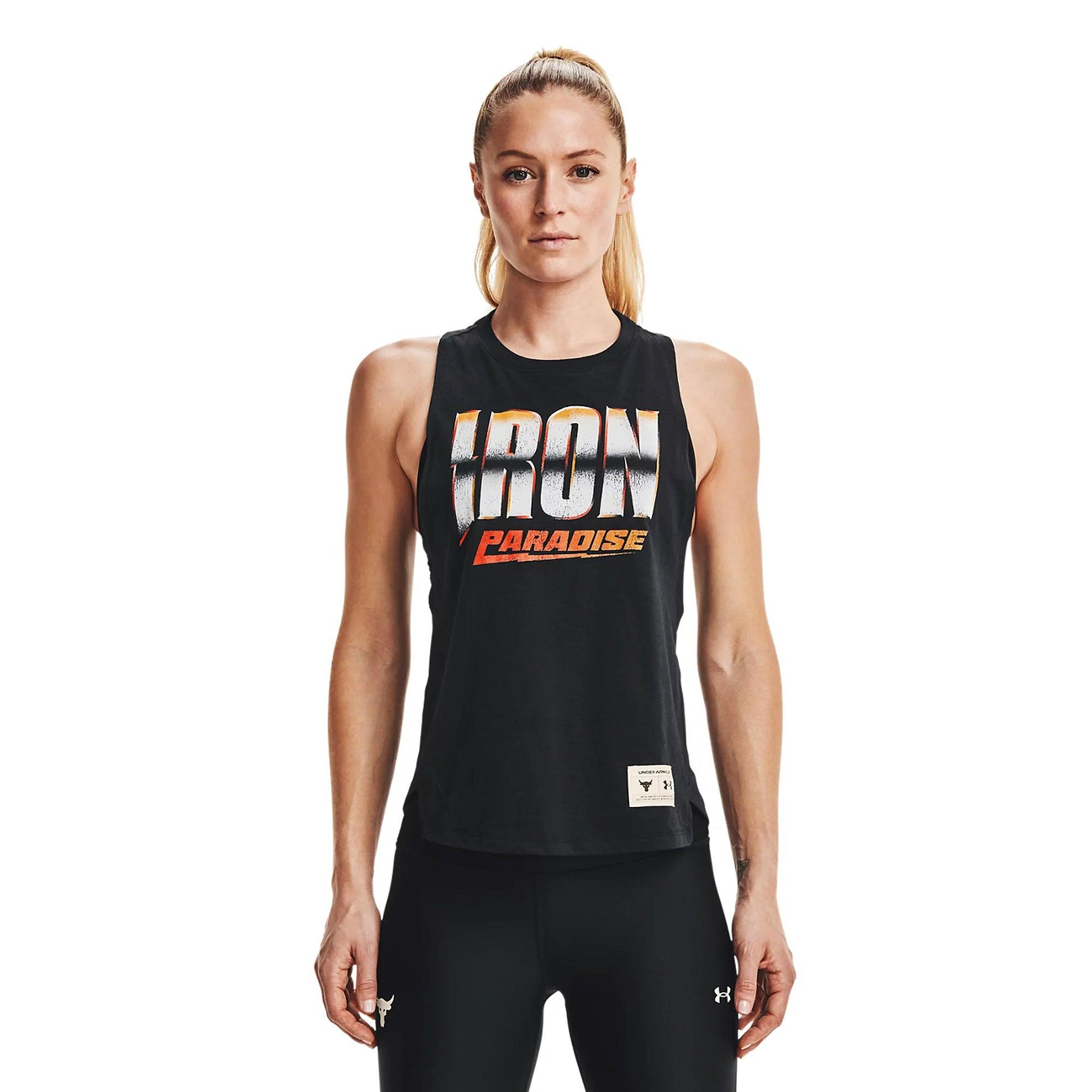 Áo ba lỗ thể thao nữ Under Armour Project Rock Iron - 1361065-001