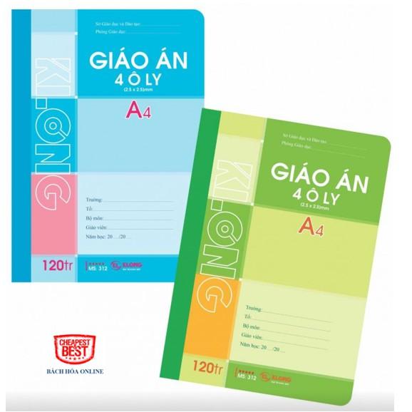 Vở giáo án ô ly - 120 trang; Ms 312