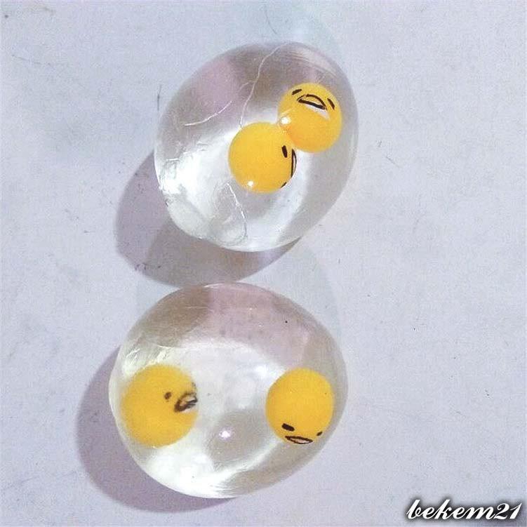 GUDETAMA trút giận trứng biến thái 2 lòng mochi slime squishy