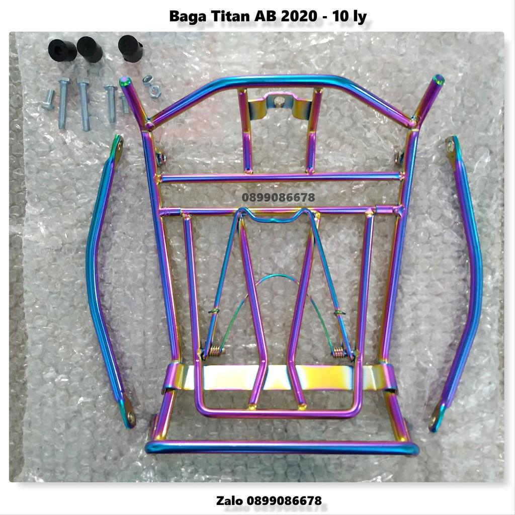 Baga Dành Cho Xe AirBlade 125/150 đời 2016, 2017, 2018, 2019, 2020, 2021 - phủ Titan - 10 ly