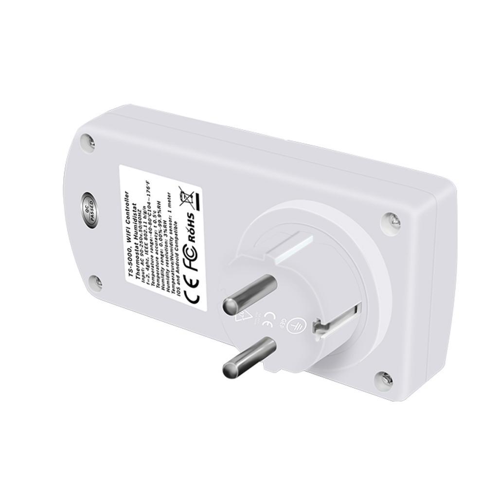 WIFI Nhiệt Độ Độ Ẩm ỨNG DỤNG Điều Khiển từ xa Thời Gian Ổ Cắm Phích Cắm CHÂU ÂU