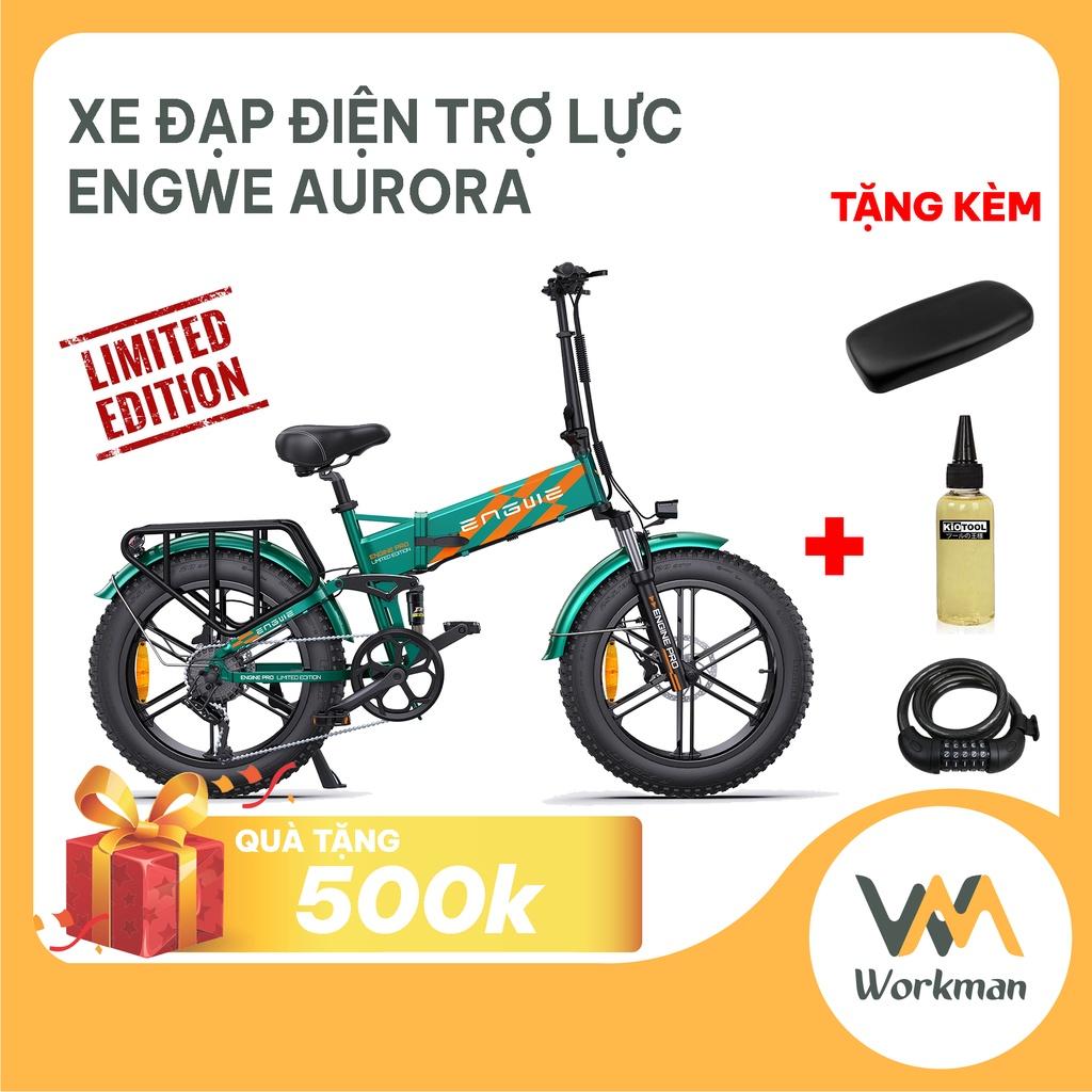 Xe Đạp Điện Trợ Lực ENGWE AURORA - Phiên Bản Giới Hạn - Động Cơ 1000W - Xe Đạp Bánh Béo Gấp Gọn