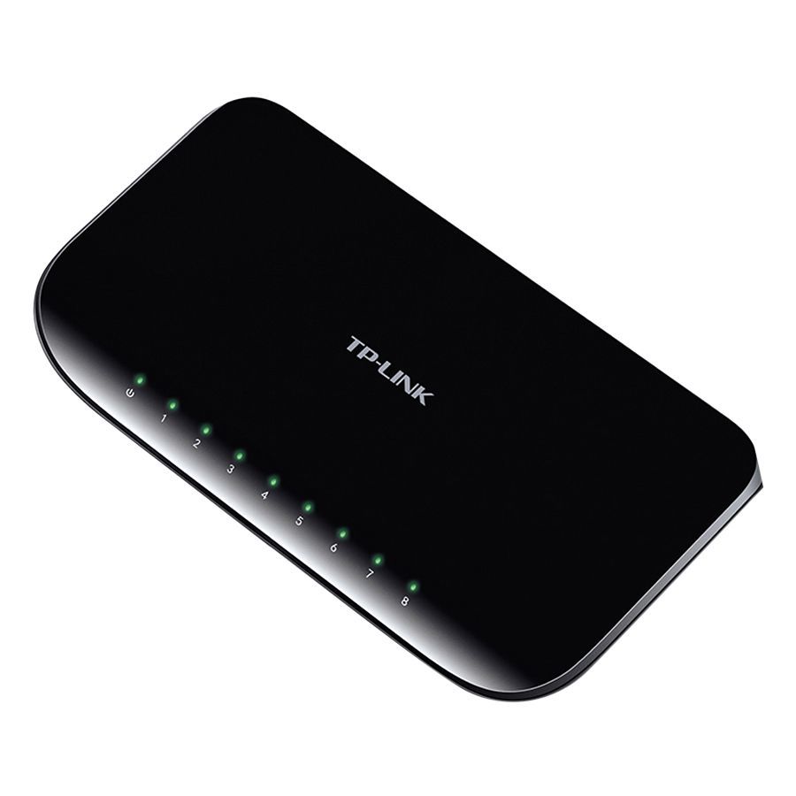 Switch ( Bộ chia mạng ) Gigabit 8 cổng Để bàn TP-Link TL-SG1008D - Hàng Chính Hãng