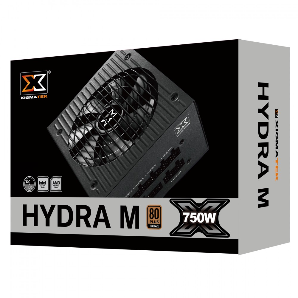 Nguồn Xigmatek Hydma M 750 - 750w - 80Plus BRONZE - FULL MODULAR- Hàng chính hãng