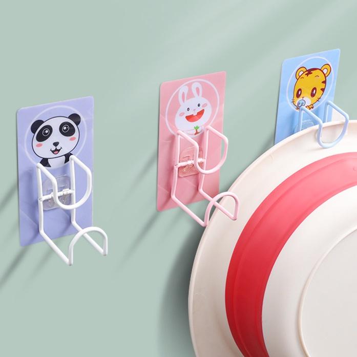Móc Treo Thau Chậu Hoạt Hình Xinh Xắn, Không Cần Khoan Tường