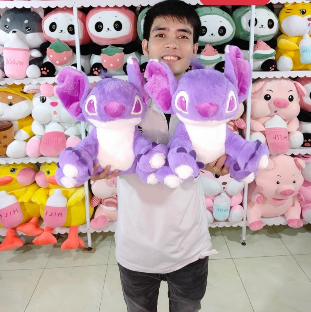 Quà tặng gấu bông tím dễ thương