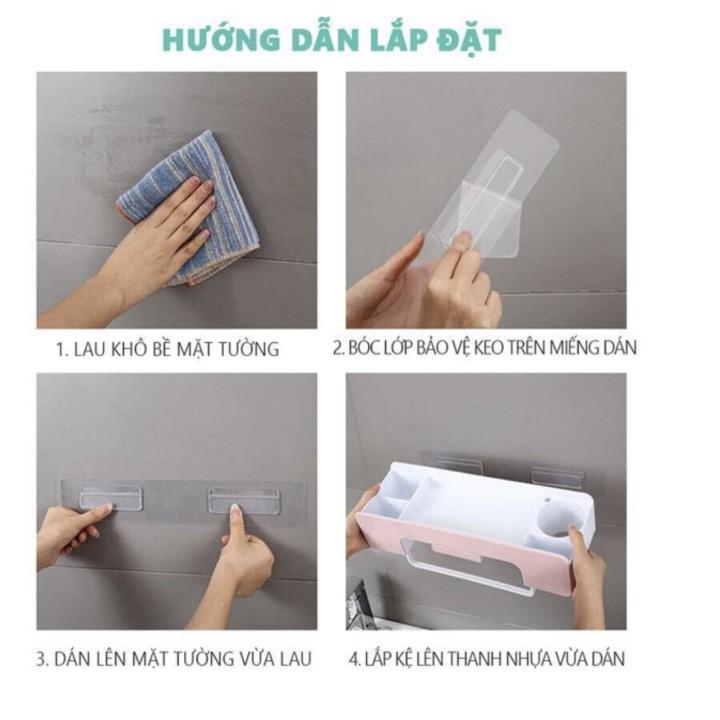 Kệ treo tường nhà tắm đa năng thông minh - Best Seller Tony