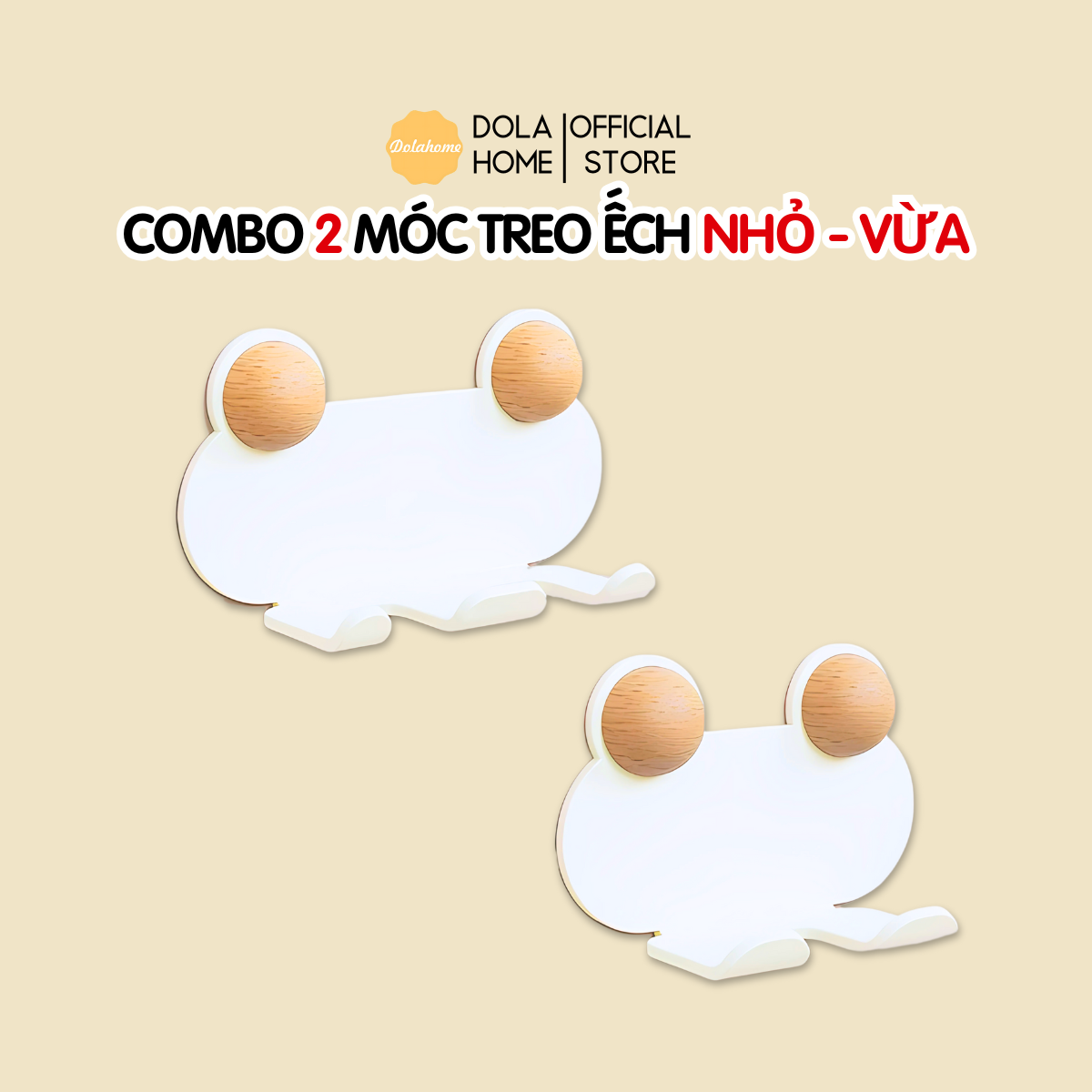 Móc treo nhà bếp Dola Home tối giản, phong cách Japandi, không cần khoan tường treo đồ nhà bếp,tiết kiệm không gian