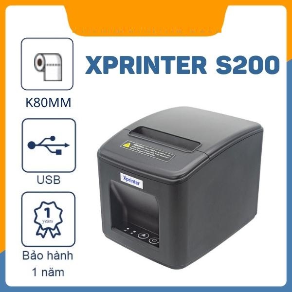 MÁY IN HÓA ĐƠN XPRINTER S200 (USB) - Model mới 2023 - Hàng Chính hãng