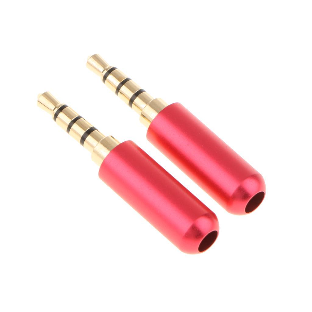 2 Piece 3.5mm Jack MaleTo RCA Adapter Audio Earphone Jack Connector