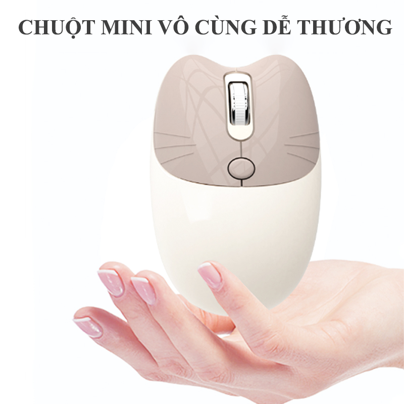 Bàn phím và chuột không dây MOFII ZERO nút tròn kết nối bằng chip USB 2.4GHz - Hàng Chính Hãng