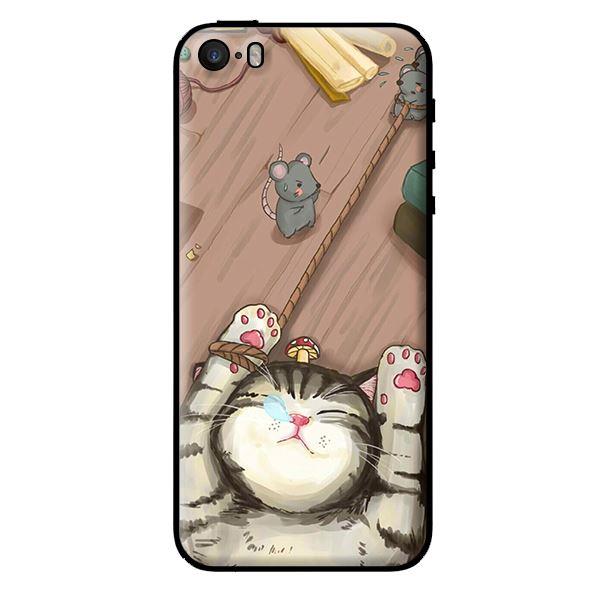 Ốp in cho iPhone 5s Mèo Khóc - Hàng chính hãng