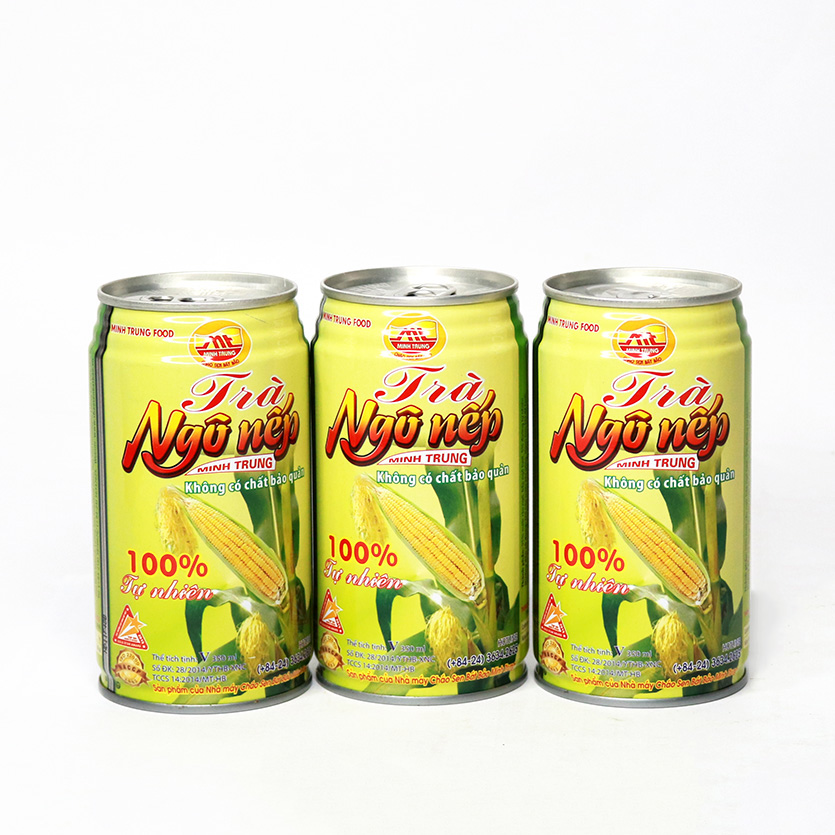 Nước trái cây tươi Minh Trung 250ml (thùng 24 lon - Nước Trái Cây 24)