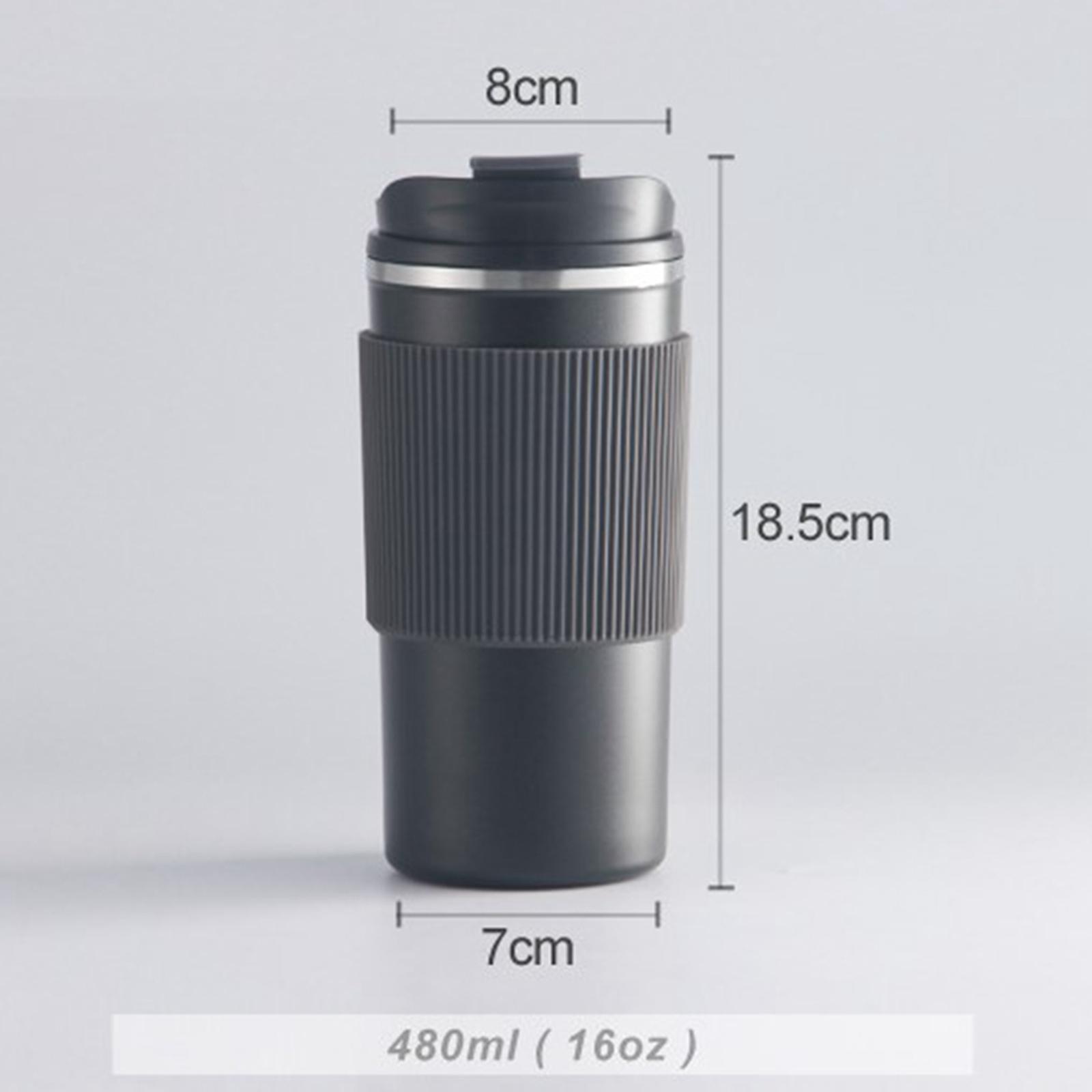 Insulated Cup Vacuum Hot and Cold with Lid Coffee Mug for Tea Beverage Drinks