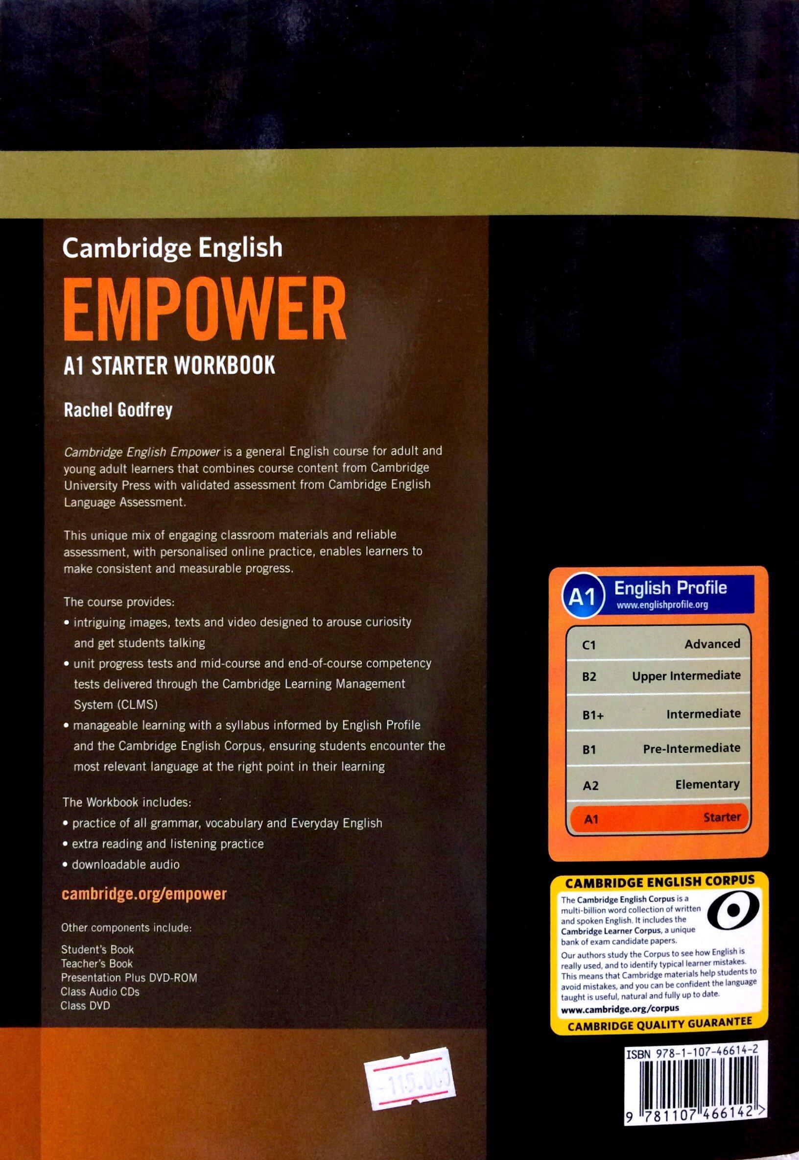 Cambridge English Empower Starter Workbook With Answers With Downloadable Audio