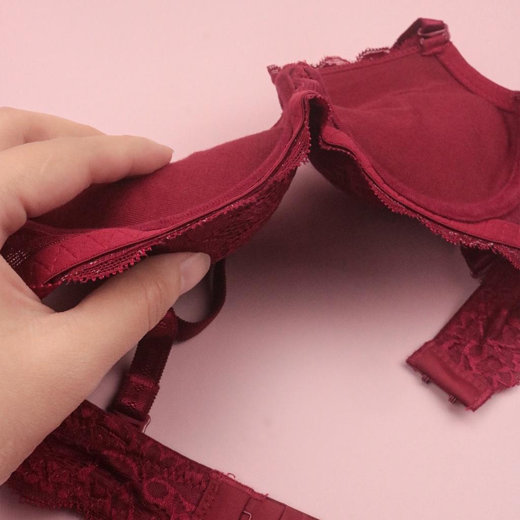 Áo Lót Nâng Ngực Nữ Ren Có Gọng LUPERI LV87 đệm mút dày siêu đẩy dáng quả vát trẻ trung cho người ngực nhỏ lép