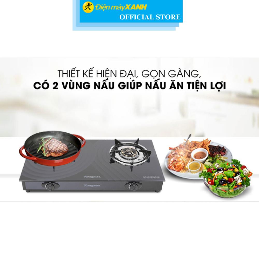 Bếp ga đôi Kangaroo KG519M - Hàng Chính Hãng