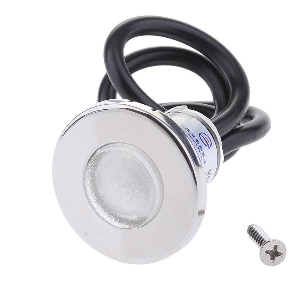 Amber LED 12V Marine Boat Courtesy Light RV Yacht Deck Outdoor