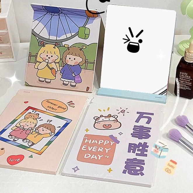Gương Trang Điểm Để Bàn Tràn Viền Gấp Gọn Duashop
