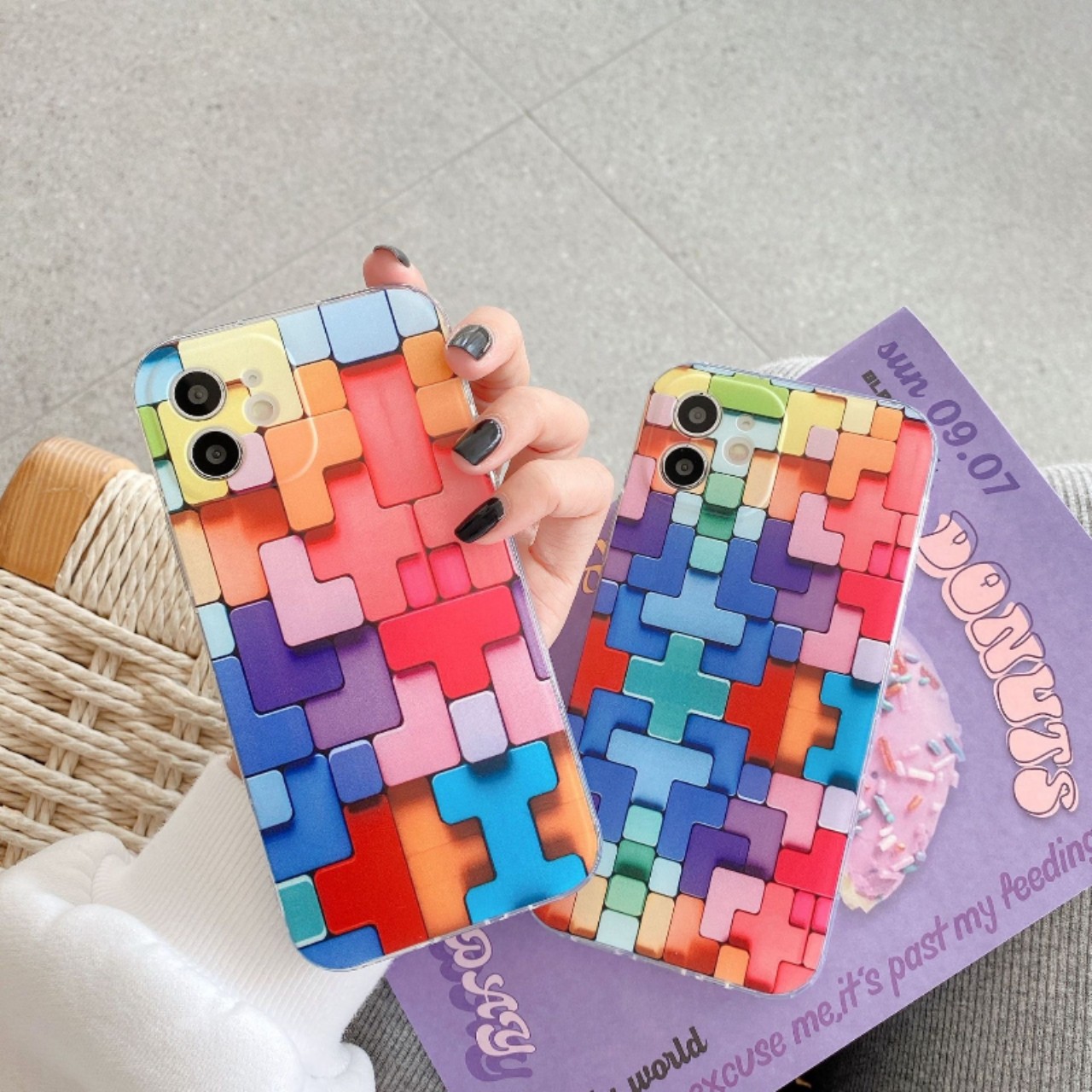 Ốp lưng rubik 3D dành cho iPhone