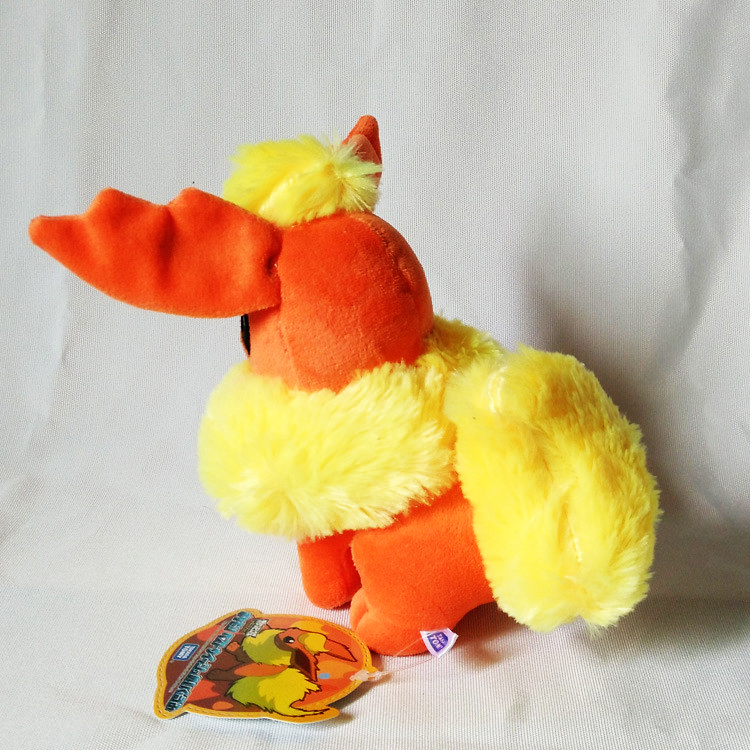 Gấu bông pokemon Eevee (eevui) Flareon hệ lửa (20cm---&gt;30cm) nguyên tem nguyên tag xịn mịn đẹp hàng cao cấp, an toàn cho trẻ nhỏ