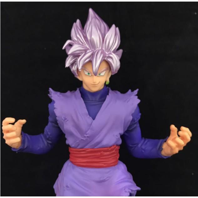 Mô Hình Dragon Ball - Super Saiyan Black Goku Pink nét chi tiết mặt đẹp sơn đậm chuẩn hình