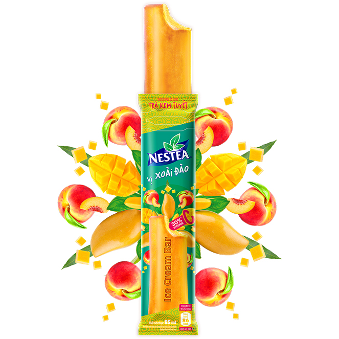 Trà Kem Tuyết Nestea vị Xoài Đào