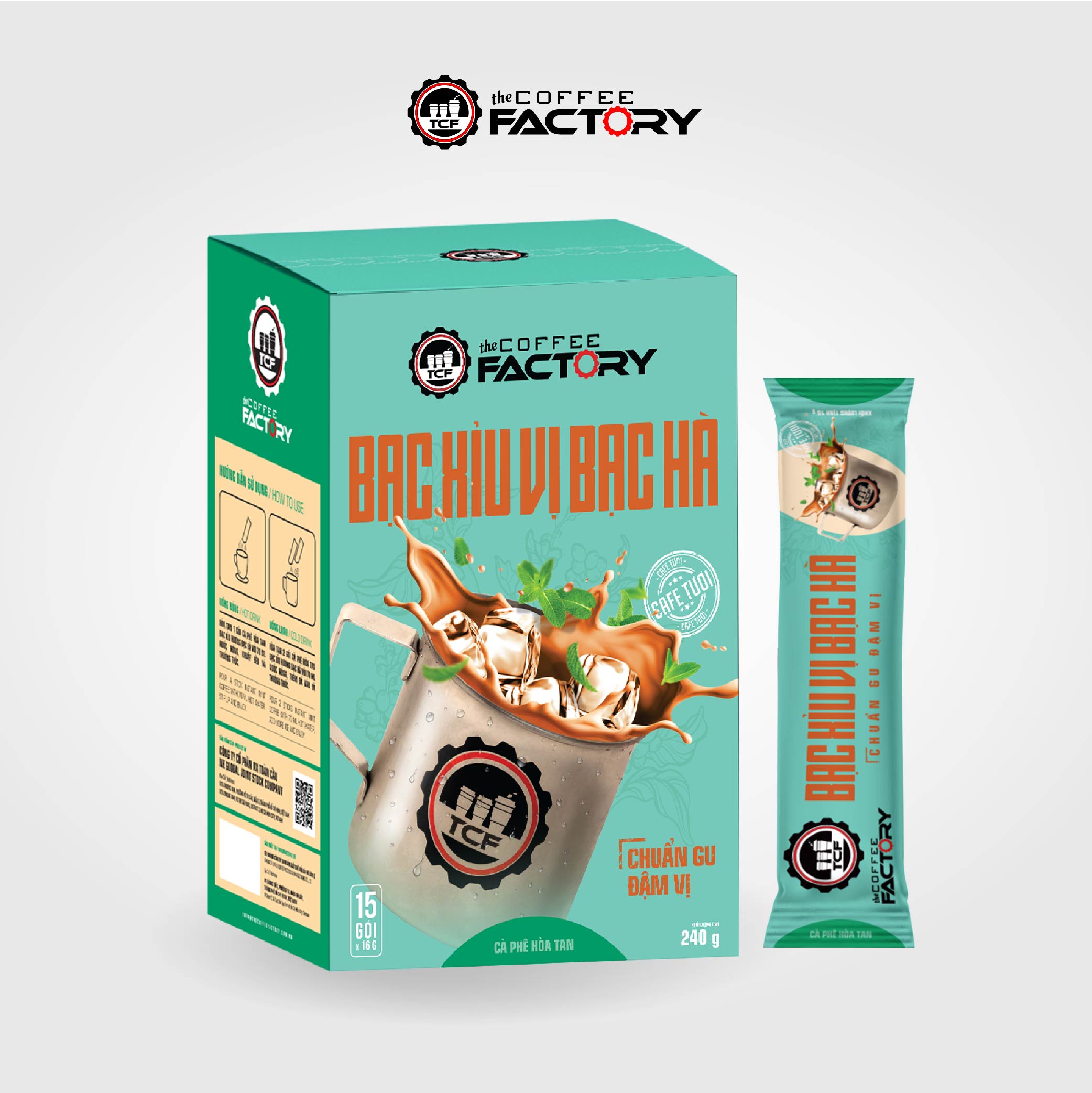 Bạc xỉu vị bạc hà hòa tan The Coffee Factory