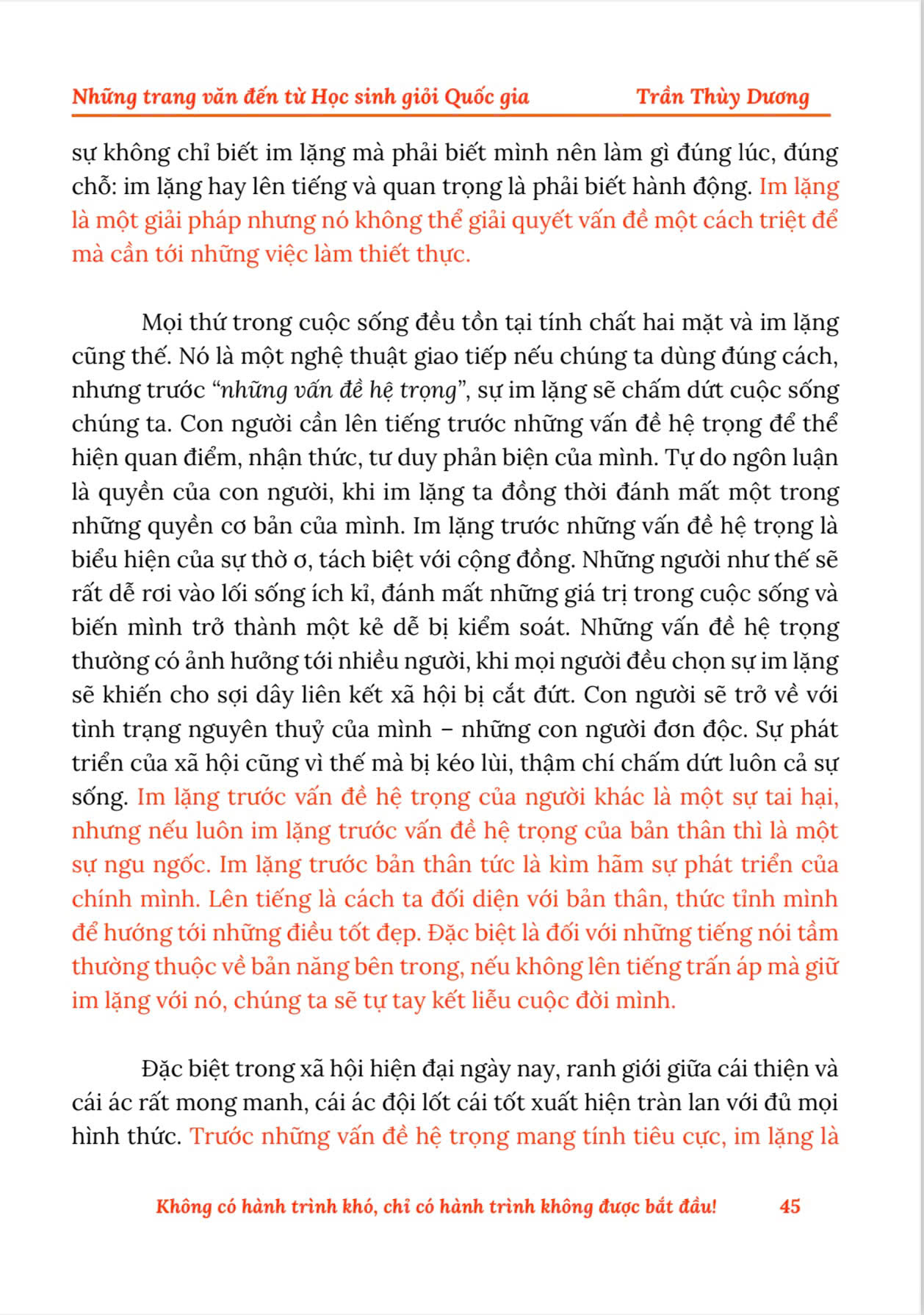 Sách - Những Trang Văn Đến Từ Học Sinh Giỏi Quốc Gia