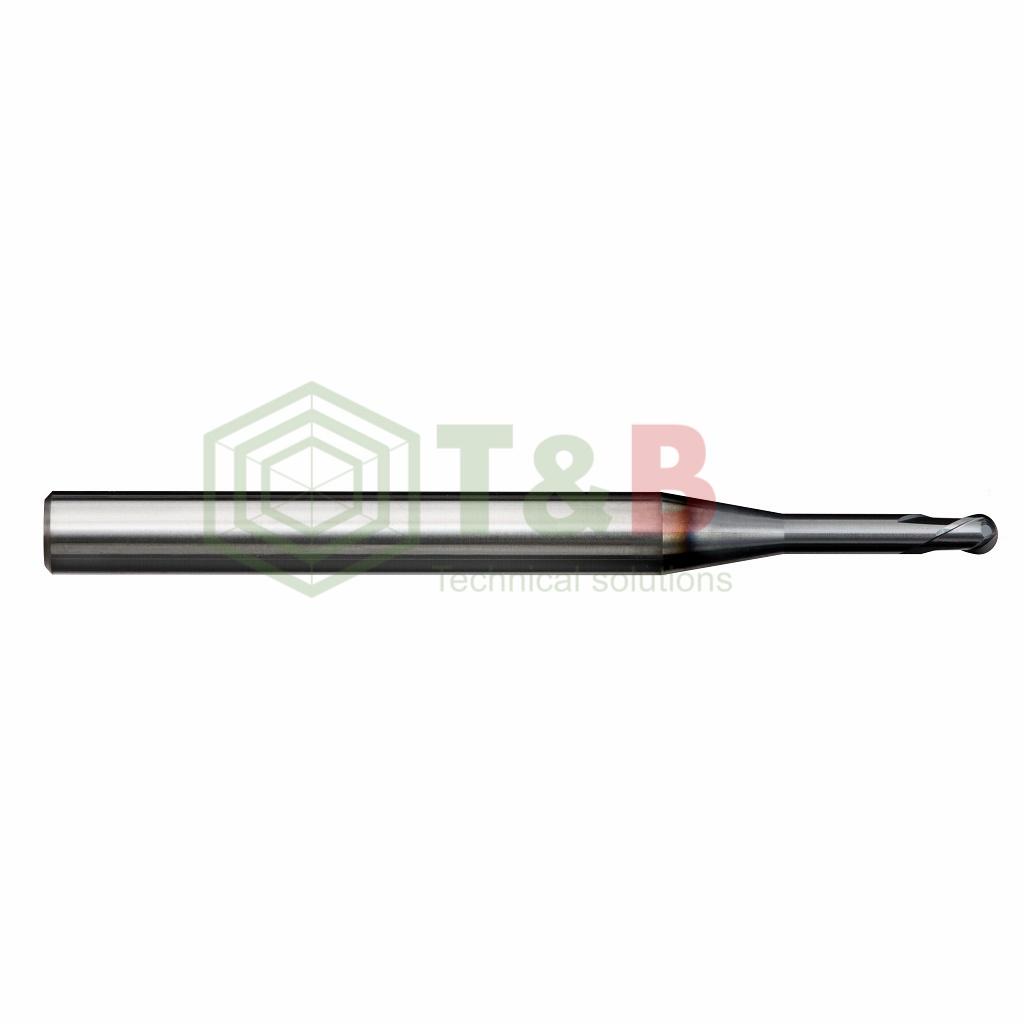Dao Phay Cầu Cổ Dài R1x12x50L Union Tool CSELB2020-120-6, Dao phay ngón gia công trước nhiệt, đồng, nhôm