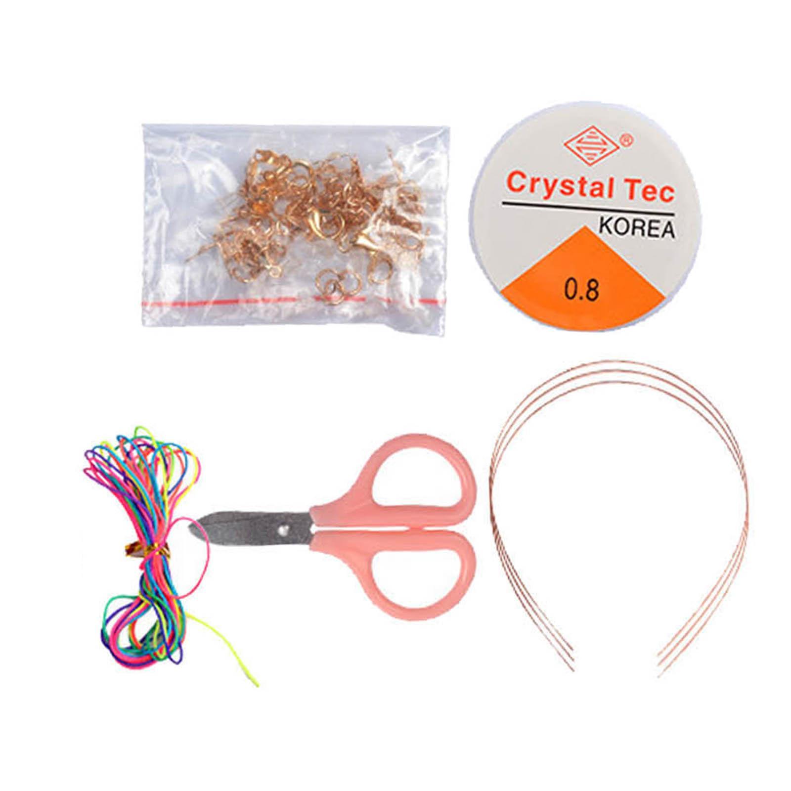 Acrylic Seed Beads Kit, Colorful Beading Supplies Number Beads Mini Pony Beads Kit for Bracelet Beads DIY Jewelry Making Birthday Beading