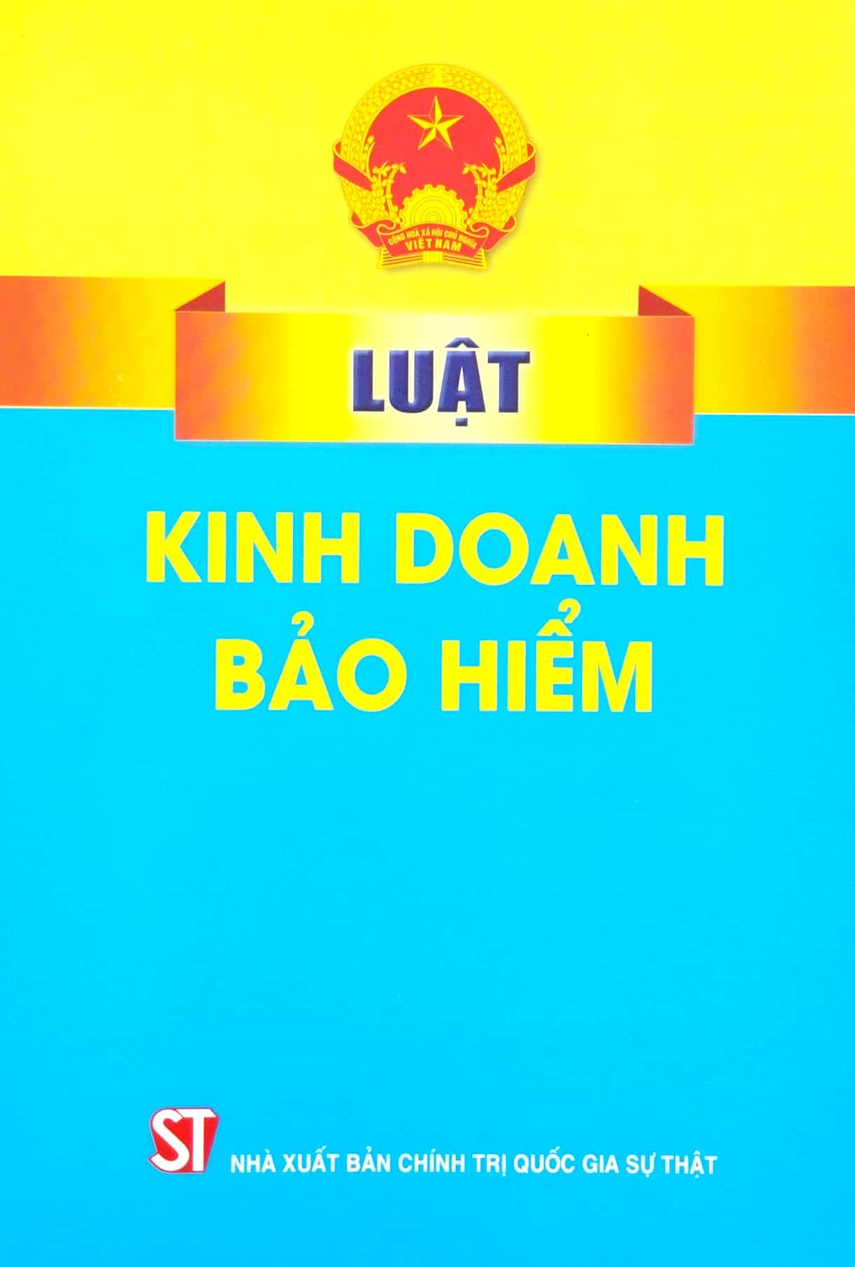 Luật Kinh Doanh Bảo Hiểm