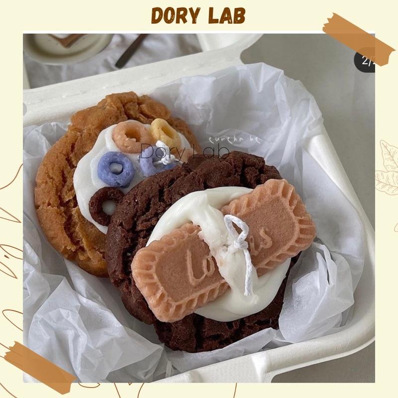 Nến Thơm Bánh Quy Mix Topping Handmade, Phụ Kiện Decor, Quà Tặng - Dory Lab