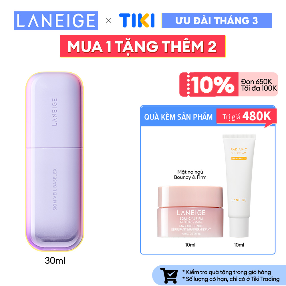 Kem Lót Nâng Tông Laneige Skin Veil Base