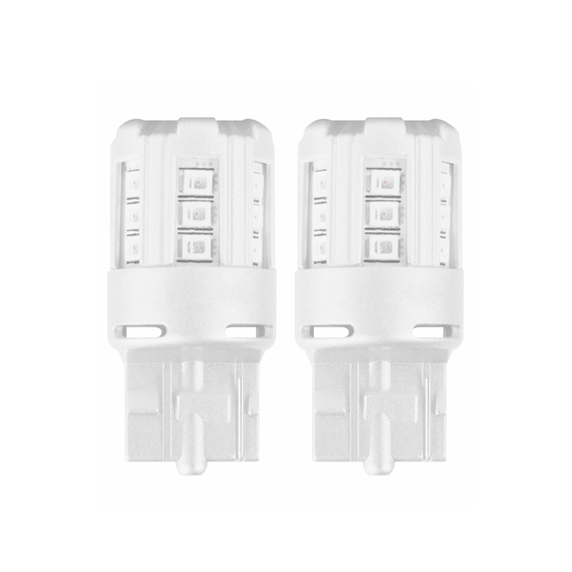 Combo 2 Bóng Đèn Led Chân Ghim Nhỏ OSRAM Standard Retrofit W21W 12V Màu Đỏ