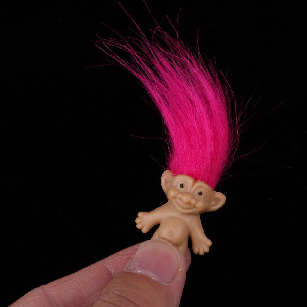 Colorful 5 pcs Dollhouse Mini Figures Lucky Troll Dolls Leprocauns Decor