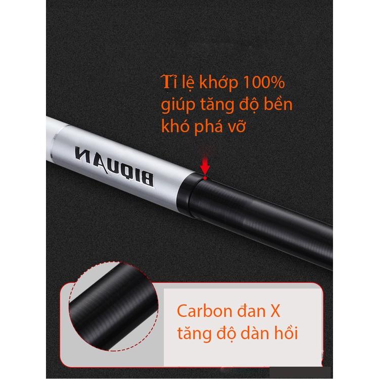 Cần Câu Đài Nhất Dương Chỉ 6H Cần Câu Tay Câu Đơn Carbon Cao Cấp BQ