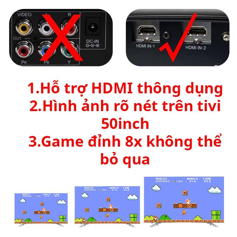 Máy chơi game 4 nút kiểu Nintendo Classic có HDMI tích hợp 600 game