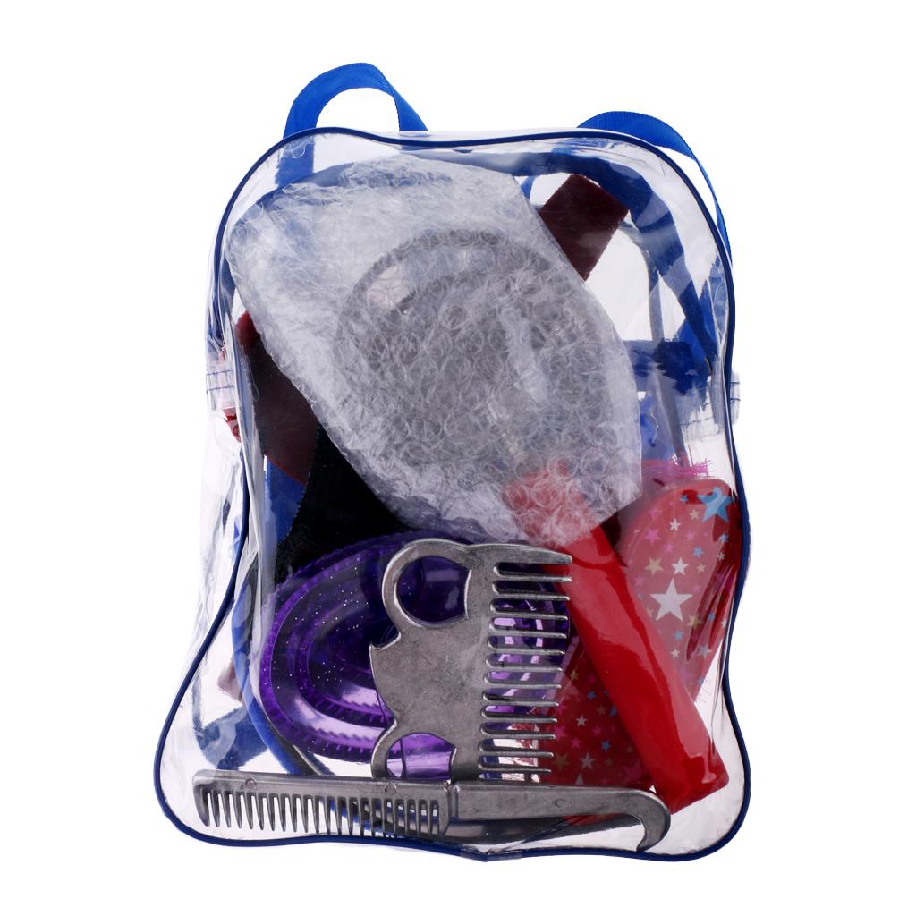 10 Pieces Horse Grooming Kit Equestrian Deluxe Horse Grooming Brush Comb