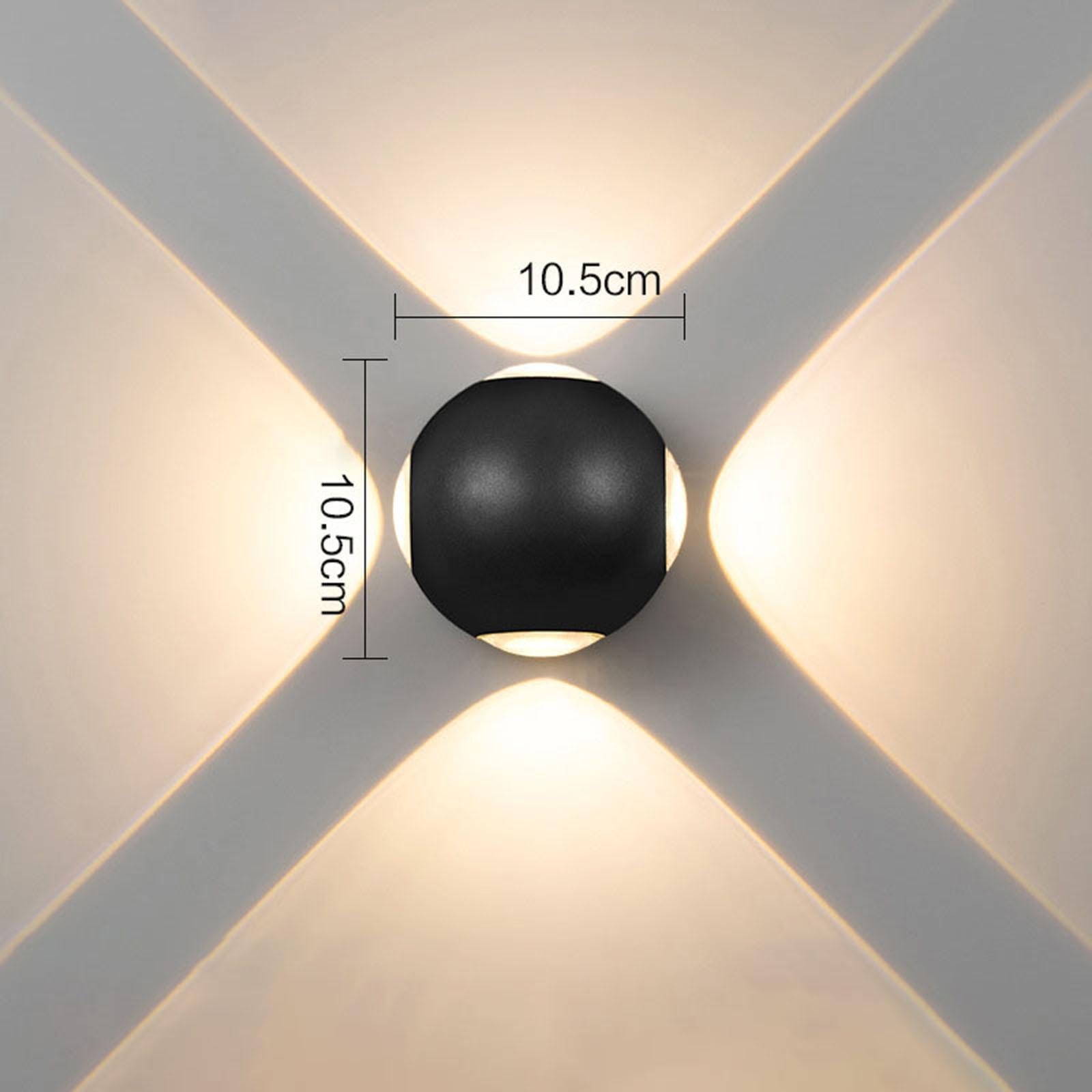 Wall Sconce 3000K Warm White Wall Mounted for Home Decor Corridor Bedroom 6000k