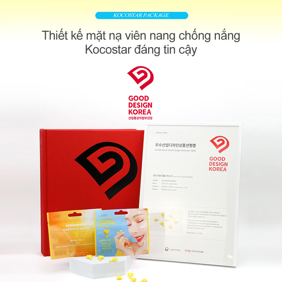 Kem chống nắng dạng viên nang Kocostar Sunscreen Capsule Mask