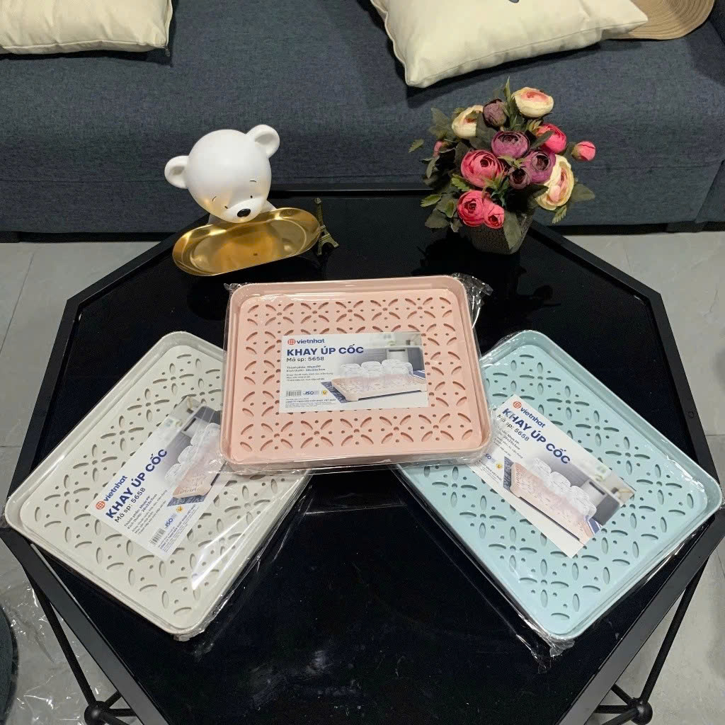 GIÁ úp ly cốc dày đẹp Khay Úp Ly Nhựa Tiện Dụng KHAY ÚP LY