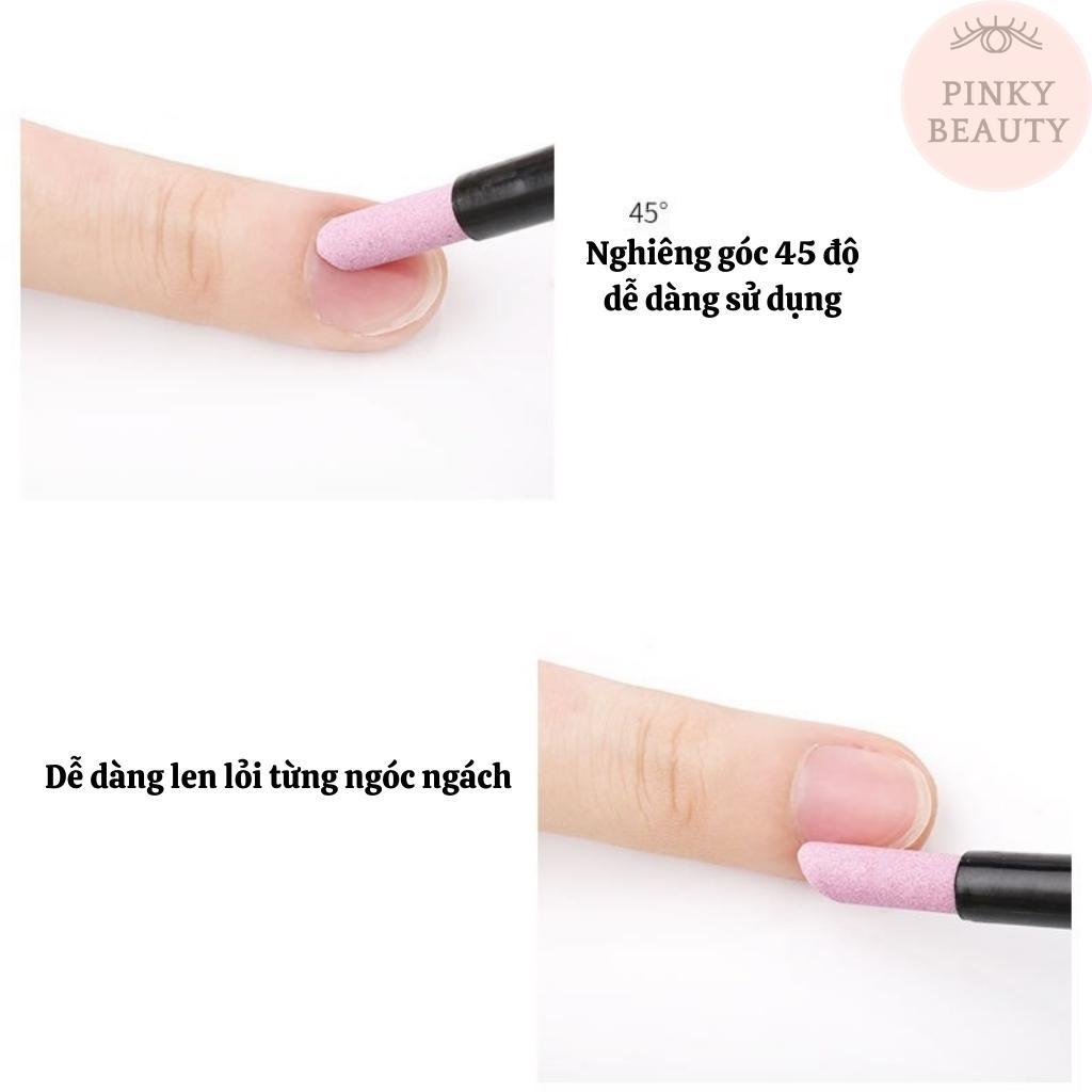 Dụng Cụ Dũa Móng Tay Tiện Lợi 2 Trong 1 - Cây Dũa Móng Lấy Khóe Đẩy Da Chết Pinky Beauty Đa Năng, Dễ Sử Dụng