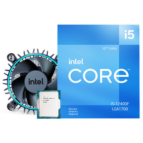 Bộ Vi Xử Lý CPU Intel Core i5-12400F (Upto 4.4Ghz, 6 nhân 12 luồng, 18MB Cache, 65W) - Socket Intel LGA 1700) - Hàng Chính Hãng