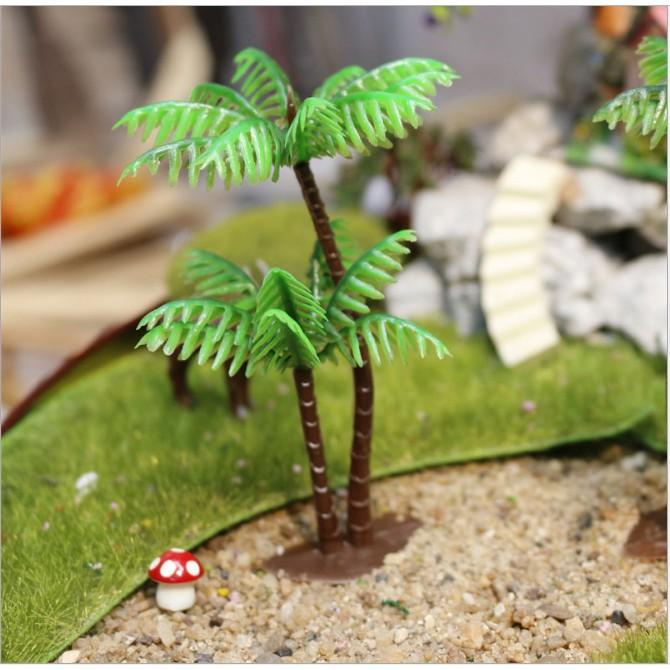 Mô hình cây dừa cảnh thích hợp tạo dáng bonsai, tiểu cảnh minature(TREE-03)