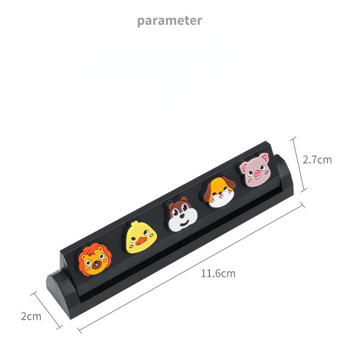 Thẻ Đỗ Xe Tạm Thời Bằng PVC Kiểu Hoạt Hình Dễ Thương Tiện Dụng Cho Xe Hơi